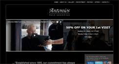 Desktop Screenshot of antoniosgrooming.com