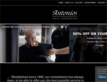 Tablet Screenshot of antoniosgrooming.com